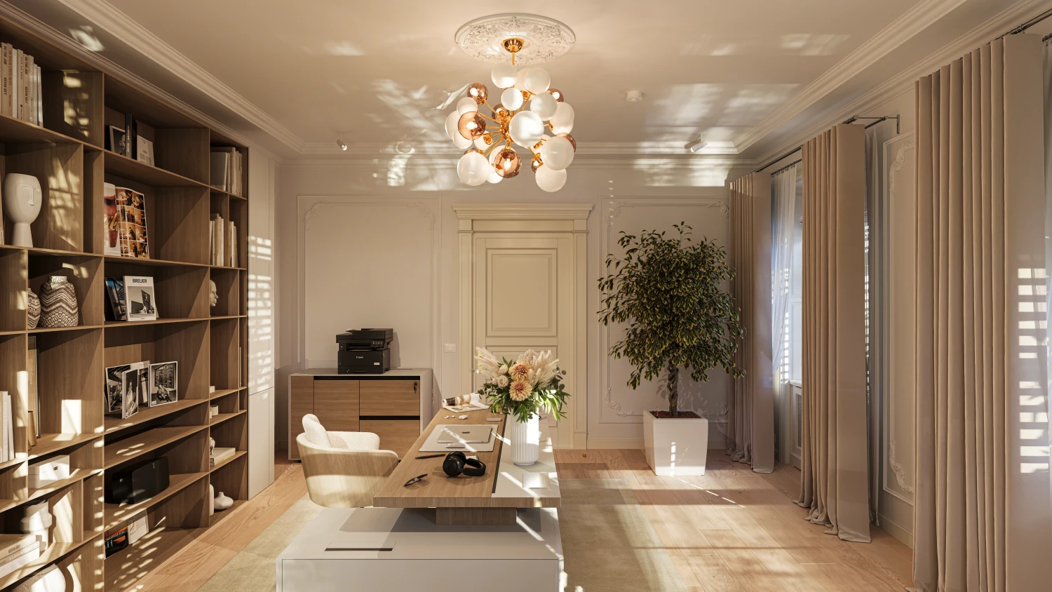 Raum Architekturvisualisierung von Florian Draheim