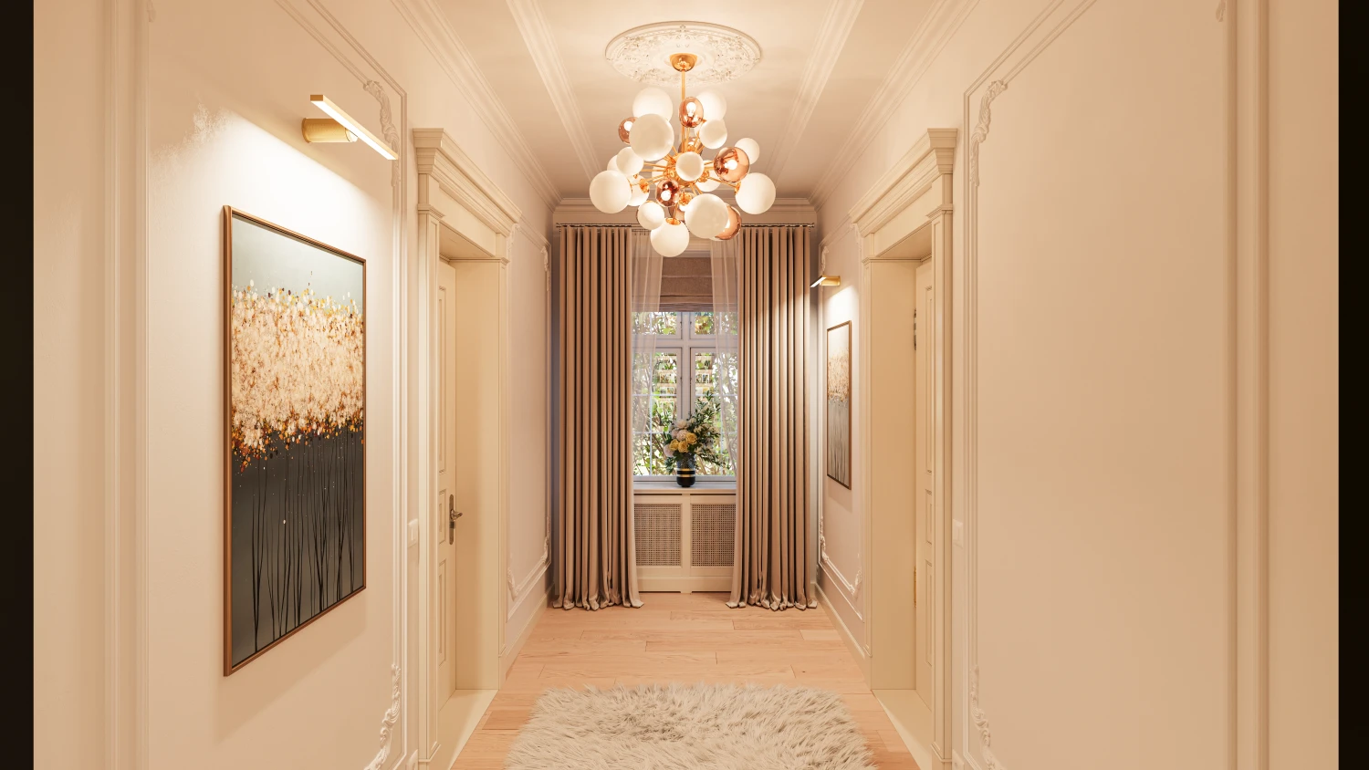 Raum Architekturvisualisierung von Florian Draheim