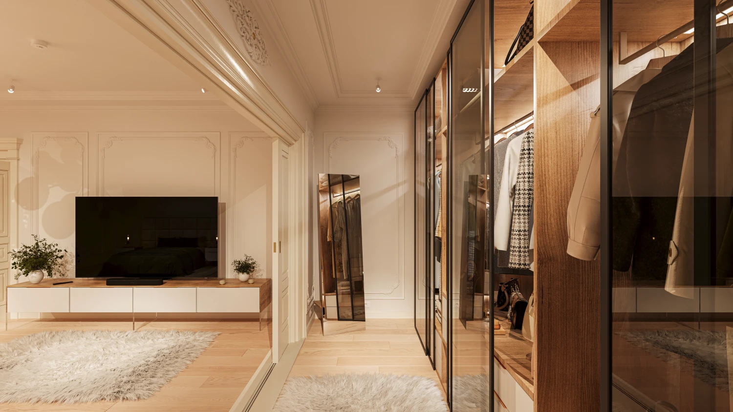 Raum Architekturvisualisierung von Florian Draheim