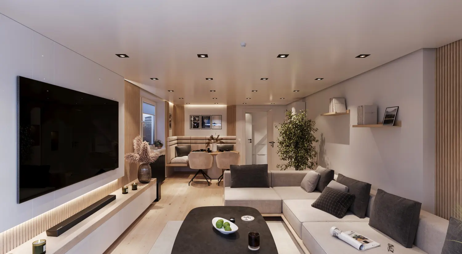 Badezimmer Architekturvisualisierung von Florian Draheim